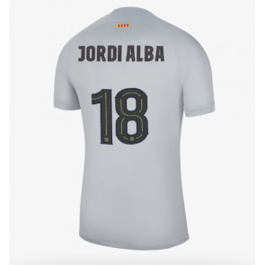 Barcelona Jordi Alba #18 Tredje Tröja 2022-23 Kortärmad